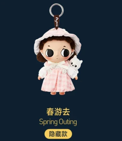 Figurine en peluche authentique Pop Mart Nyota Where Moments Meet Series, boîte mystère, jouet de collection en PVC, décoration de bureau, cadeau pour collectionneurs