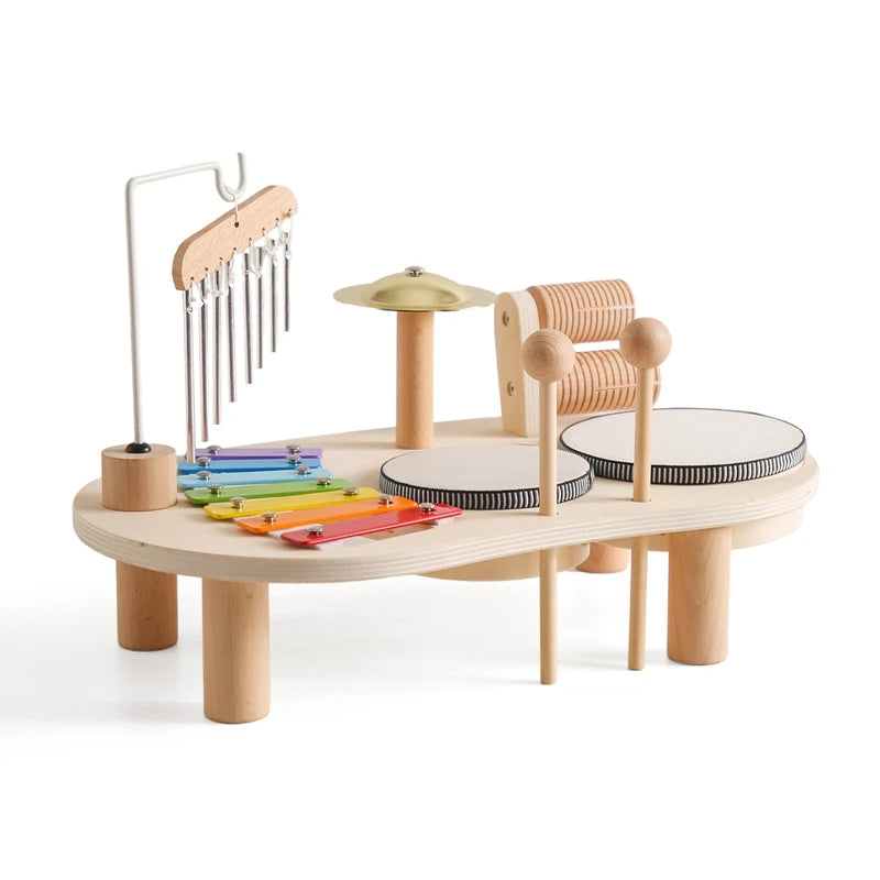 Xylophone Montessori en Bois pour Bébé – Jouet Musical Éducatif et Éveil Sensoriel