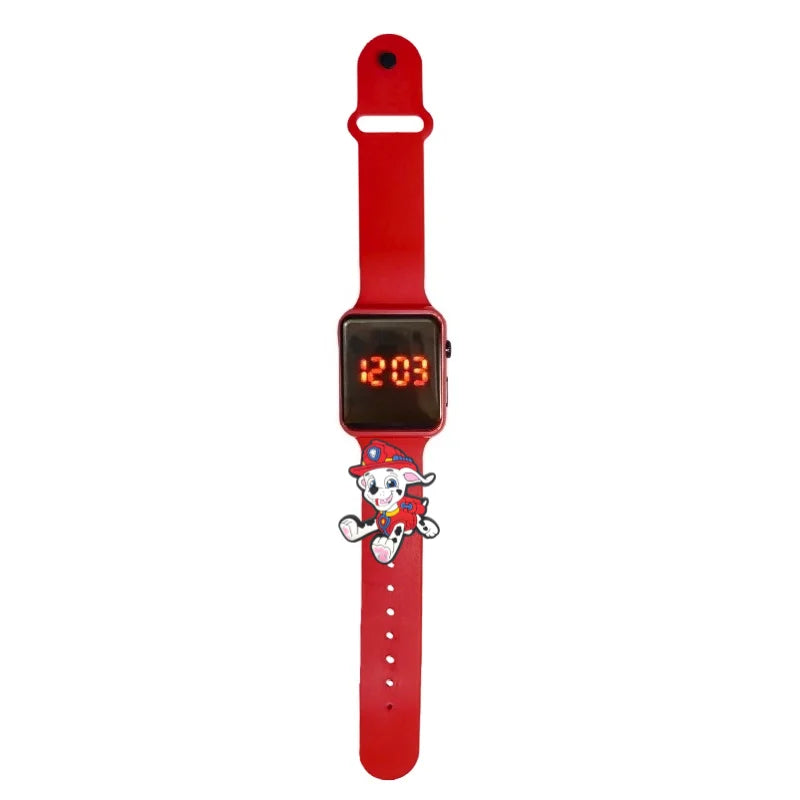 Dessin animé patte patrouille enfants montre montres de mode électronique affichage LED numérique montres étanche cadeau de vacances enfants montres