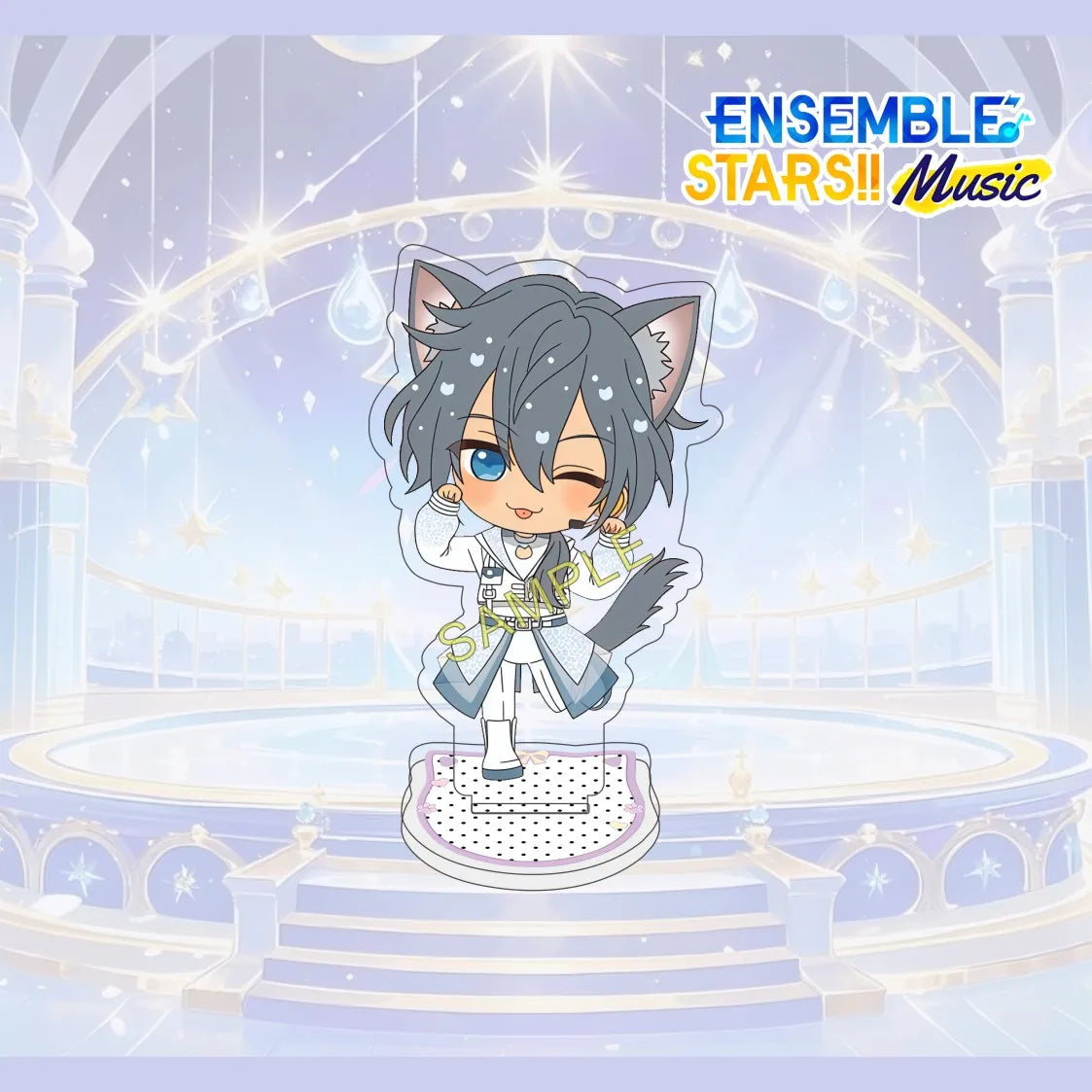Figurine Acrylique 10 cm Ensemble Stars (Anime Game) – Personnage Complet Mignon – Décoration de Bureau – Collection Fan – Cadeau – Porte-clés