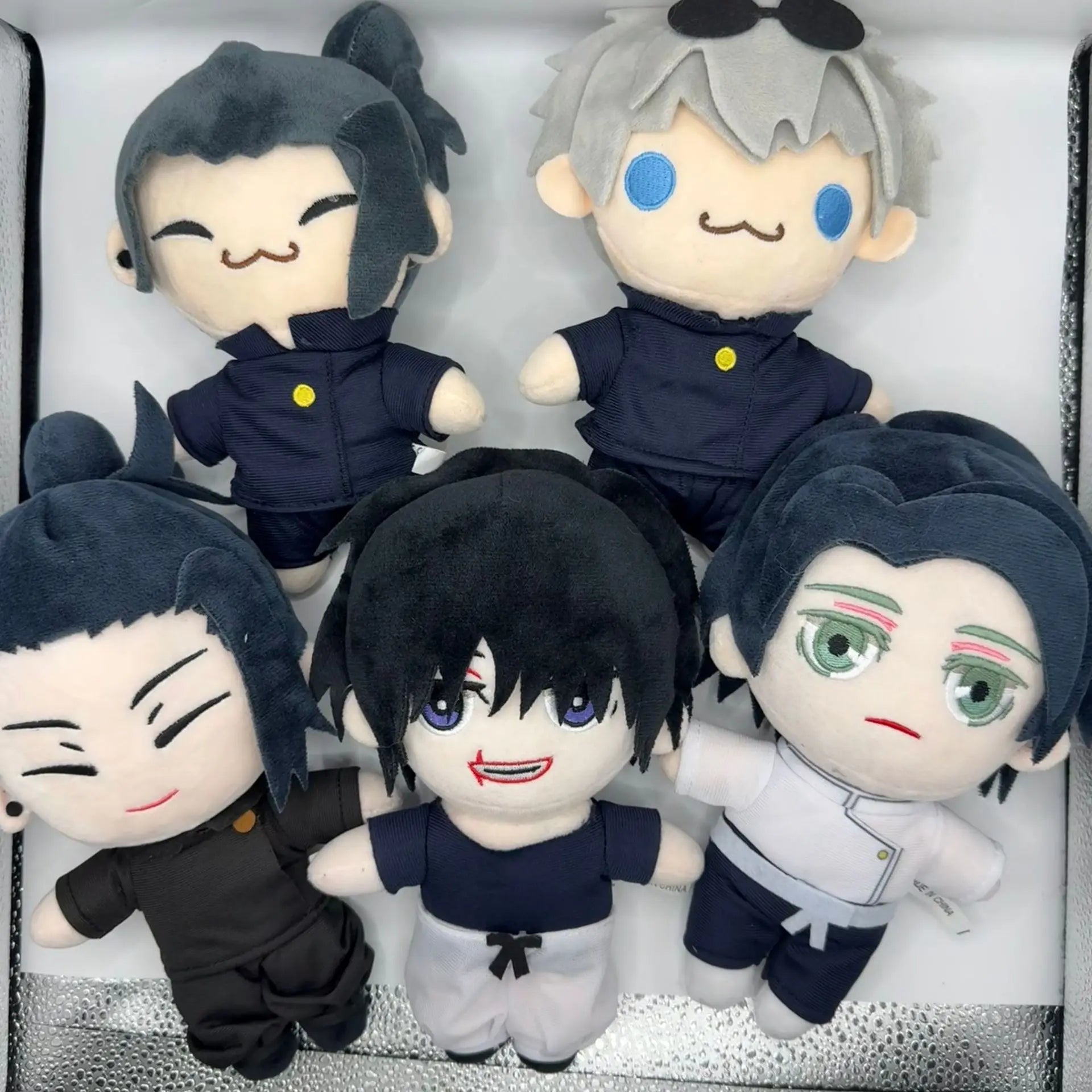 Kawaii Jujutsu Kaisen peluche jouet dessin animé jeu personnage Satoru Gojo Getou Suguru peluche poupée Jujutsu Kaisen poupée