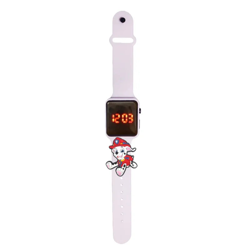 Dessin animé patte patrouille enfants montre montres de mode électronique affichage LED numérique montres étanche cadeau de vacances enfants montres