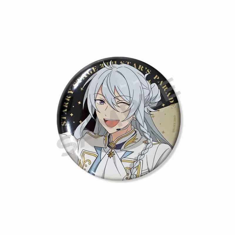 Ensemble étoiles Wataru Hibiki Badge mignon dessin animé idole broche bricolage Itbag vêtements chapeau accessoires Anime périphérique cadeau de collection