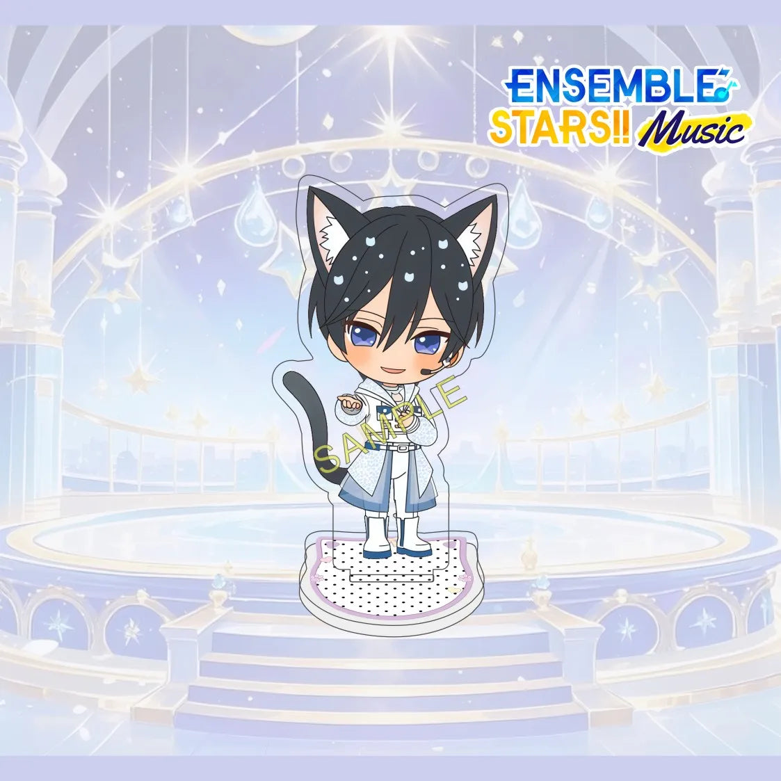 Figurine Acrylique 10 cm Ensemble Stars (Anime Game) – Personnage Complet Mignon – Décoration de Bureau – Collection Fan – Cadeau – Porte-clés