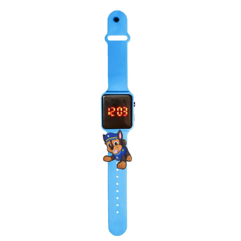 Dessin animé patte patrouille enfants montre montres de mode électronique affichage LED numérique montres étanche cadeau de vacances enfants montres