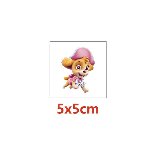 Autocollants de tatouage Pat'Patrouille pour enfant, 20 pièces, stickers, dessin animé, mignon, chien, modèle, beurre, chasse, marshall, rock, cadeaux