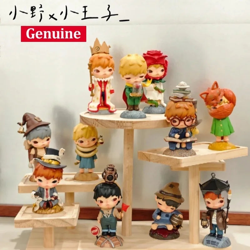 Figurine officielle authentique POP MART Hirono × Le Petit Prince, boîte mystérieuse, jouet mignon, boîte aveugle, cadeaux de vacances pour enfants