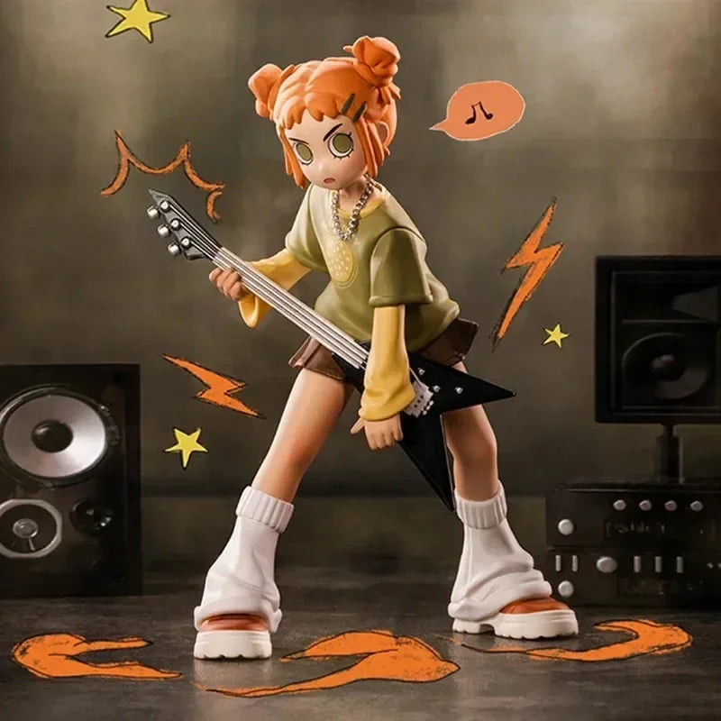 POP MART – boîte aveugle série Peach Riot Rise Up, boîte mystère, ornements Kawaii, Figurines, décoration de maison, modèle de bureau, poupées, cadeau pour filles