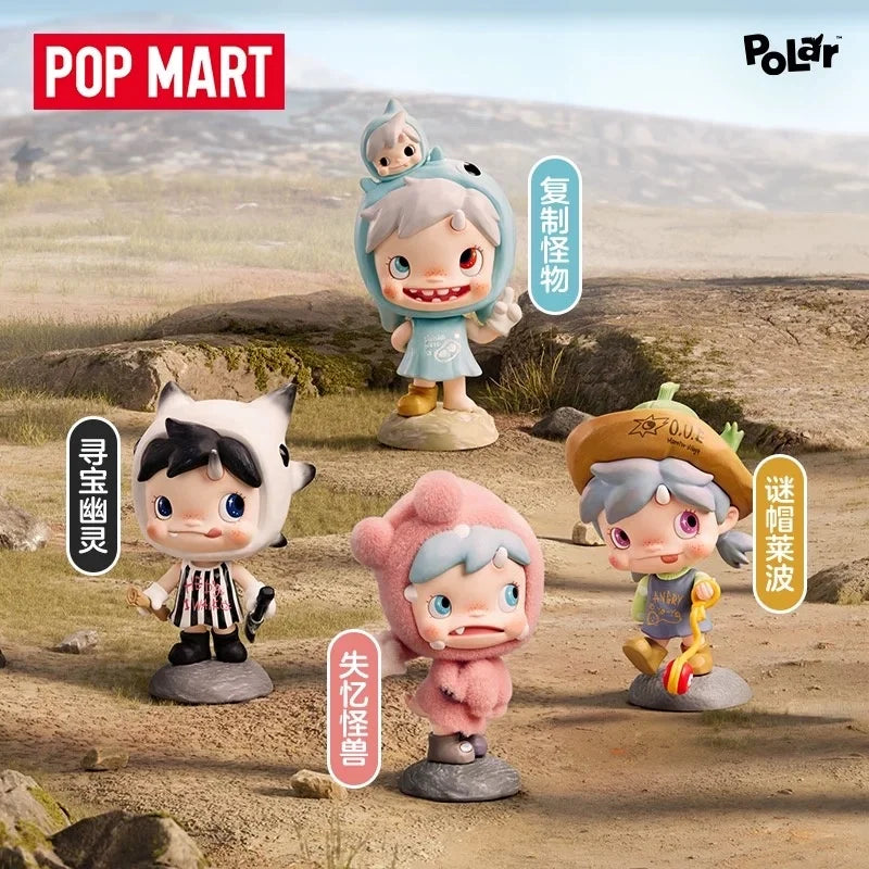 2026 Authentique POP MART Série POLAR Saison 3 Monster Village Boîte Mystère Figurines de Collection Jouets de Bureau Ornements Cadeaux d'Anniversaire