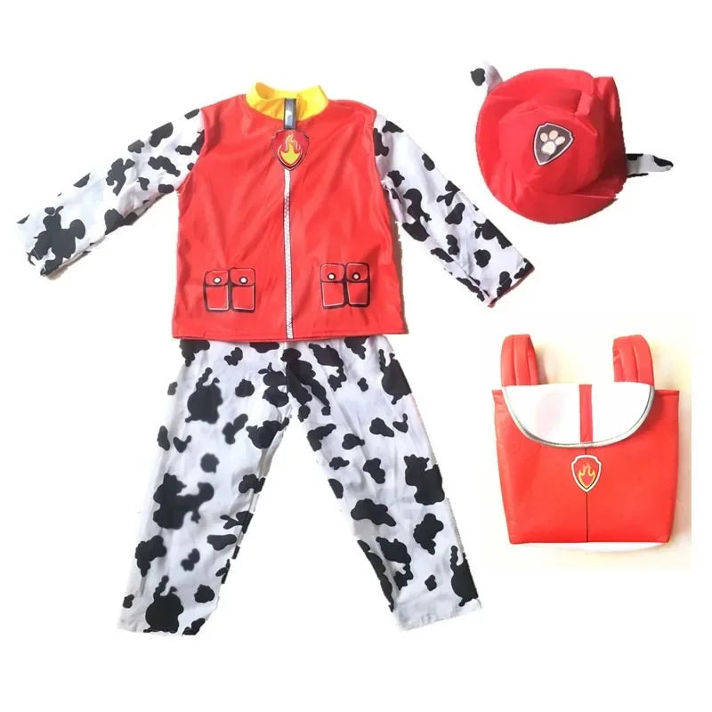 Costume de cosplay Pat' Patrouille pour enfants, tenue créative pour spectacle de scène, déguisement Chase Skye pour garçon et fille