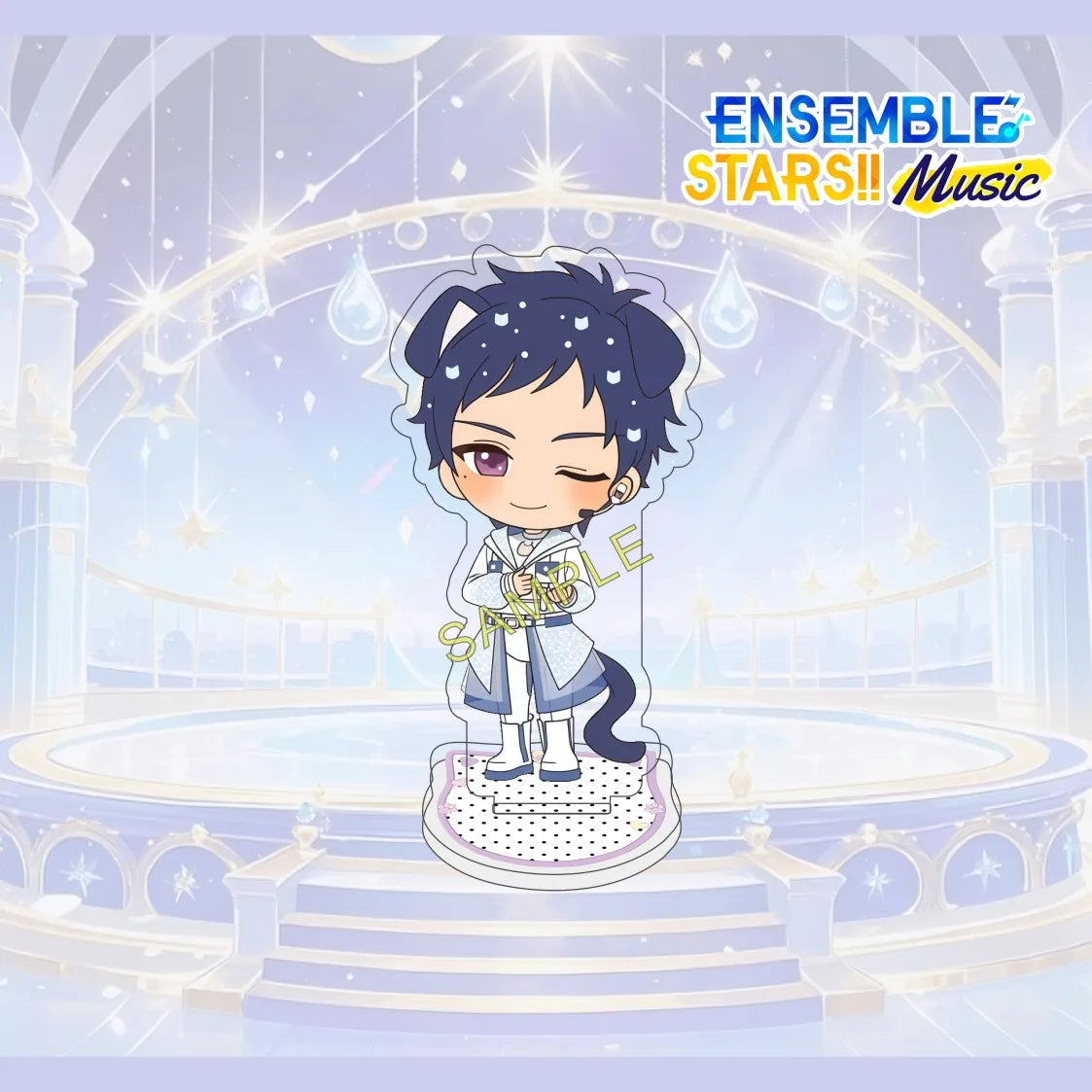 Figurine Acrylique 10 cm Ensemble Stars (Anime Game) – Personnage Complet Mignon – Décoration de Bureau – Collection Fan – Cadeau – Porte-clés