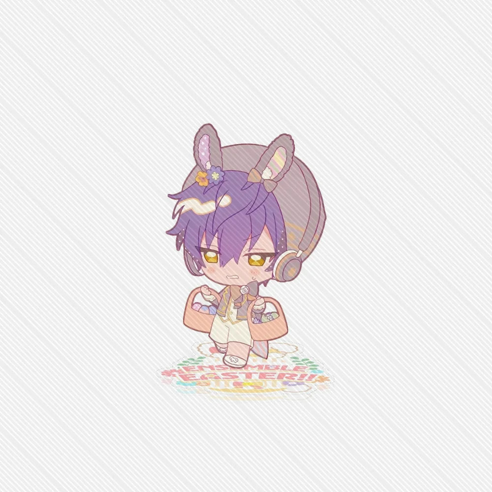 10CM Game Ensemble Stars!! Modèle de support en acrylique de Pâques, décoration de bureau, personnages de cosplay, accessoires d'ornement, bons cadeaux de Noël