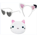 Filles Gabby Cosplay bandeaux lunettes portefeuille 3 pièces ensemble d'accessoires Festival fête d'anniversaire chapeaux maison de poupée Halloween Costume