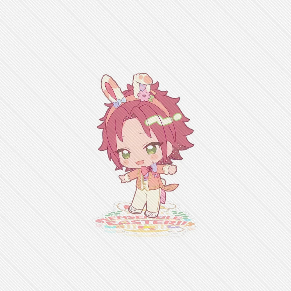 10CM Game Ensemble Stars!! Modèle de support en acrylique de Pâques, décoration de bureau, personnages de cosplay, accessoires d'ornement, bons cadeaux de Noël