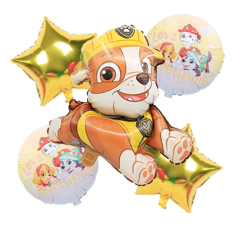 PAW Patrol – décoration de fête d'anniversaire, ensemble de ballons, vaisselle jetable, fournitures pour événements pour enfants, bannière, cadeau d'arrière-plan, nouvelle Version