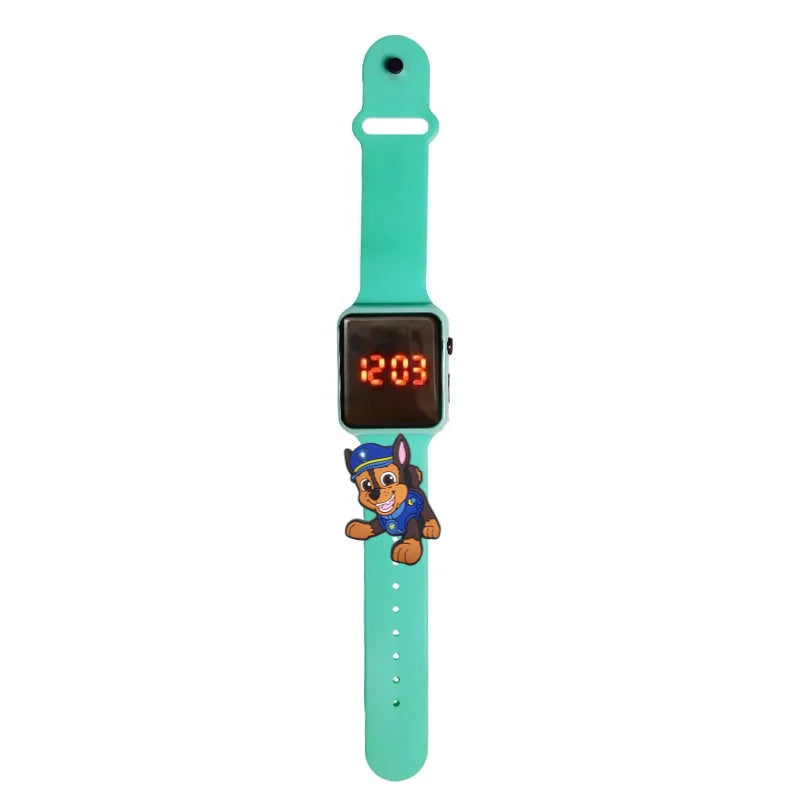 Dessin animé patte patrouille enfants montre montres de mode électronique affichage LED numérique montres étanche cadeau de vacances enfants montres