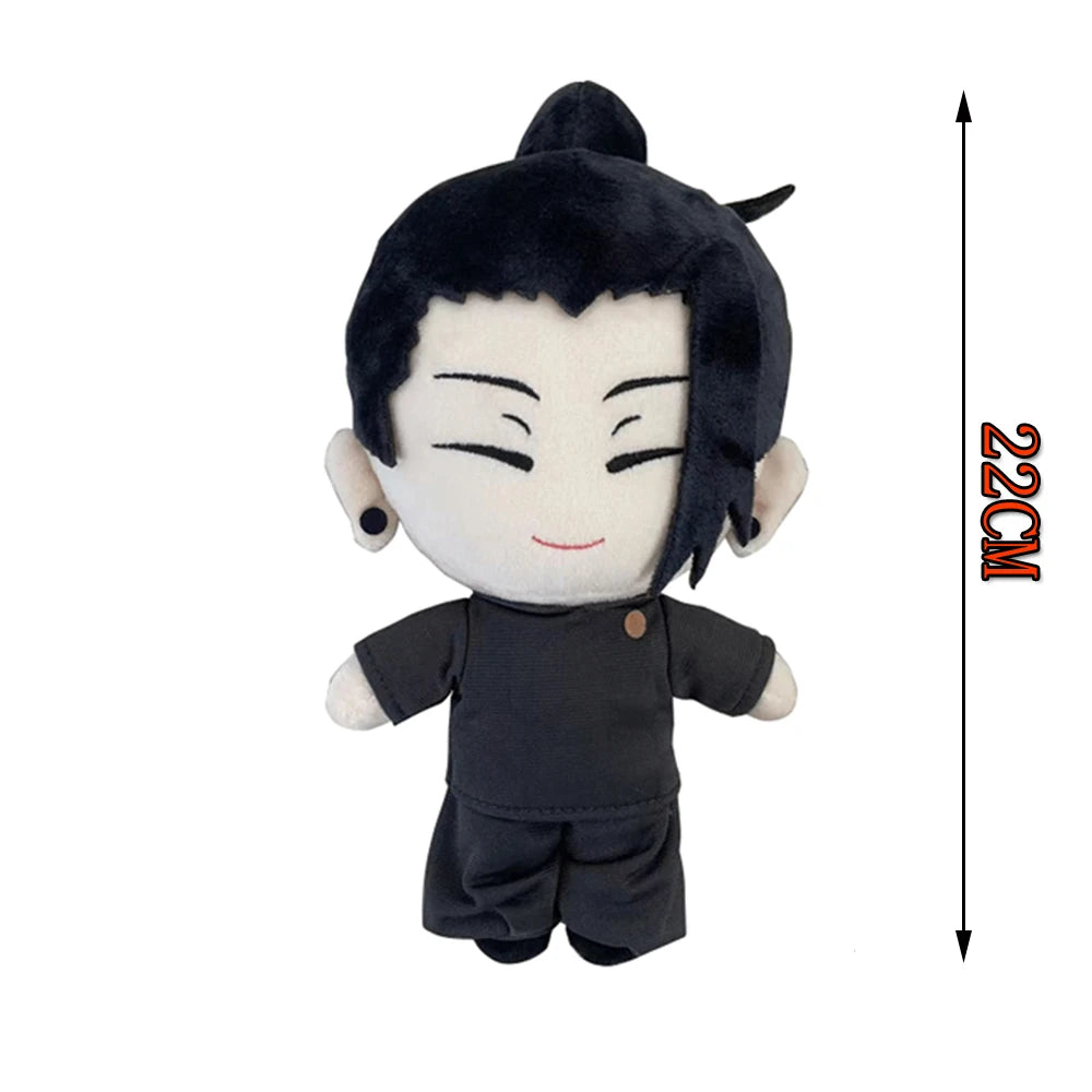 Kawaii Jujutsu Kaisen peluche jouet dessin animé jeu personnage Satoru Gojo Getou Suguru peluche poupée Jujutsu Kaisen poupée