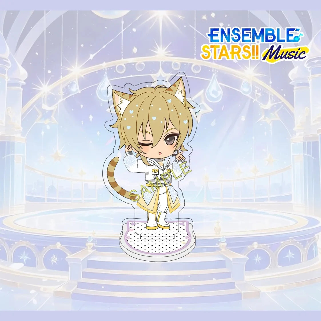 Figurine Acrylique 10 cm Ensemble Stars (Anime Game) – Personnage Complet Mignon – Décoration de Bureau – Collection Fan – Cadeau – Porte-clés