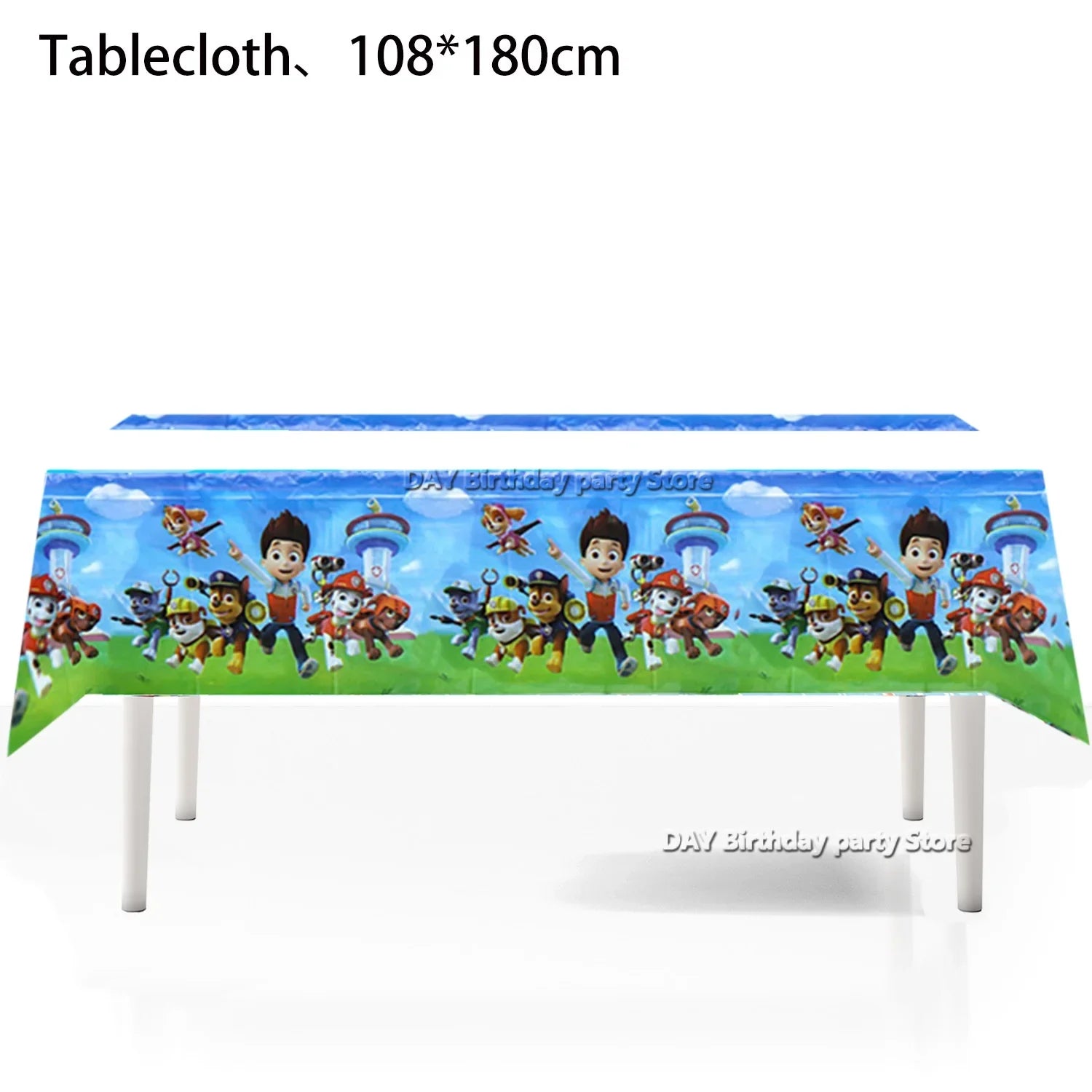 Paw Patrol – nappe d'anniversaire pour chien, décoration pour garçon et fille, réception-cadeau pour bébé, rose et bleu, fournitures de fête, cadeaux