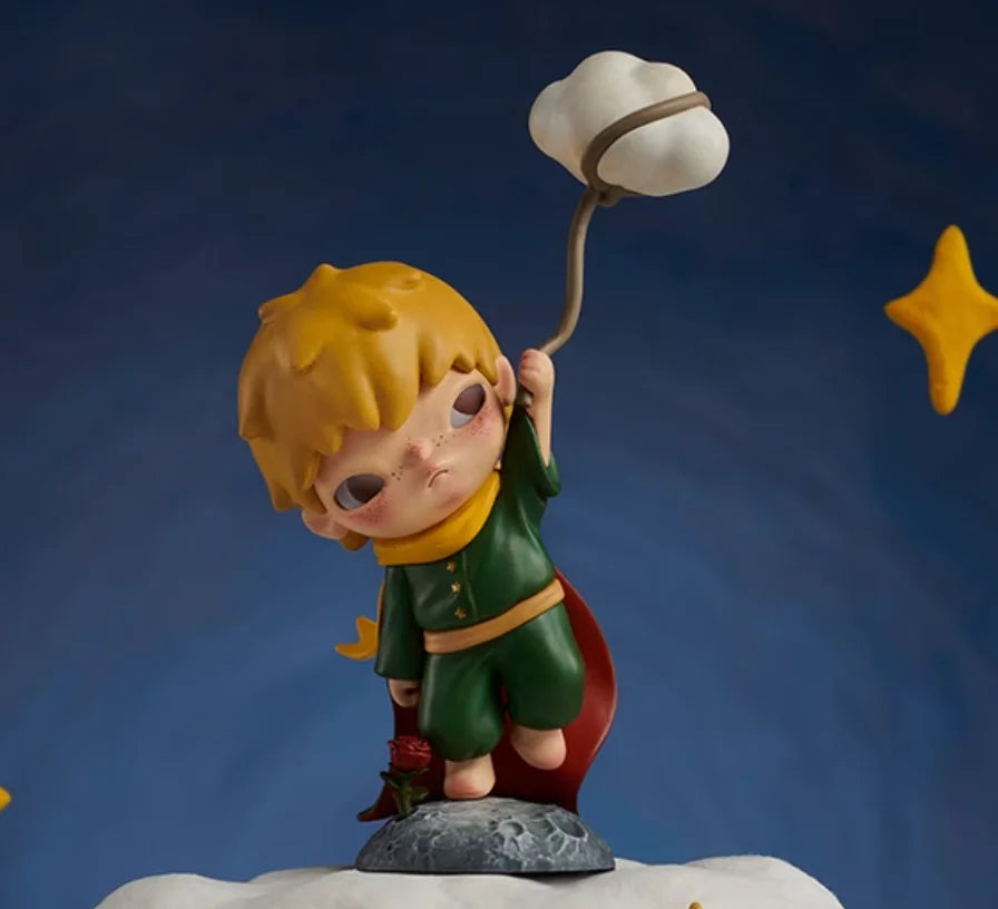 Figurine officielle authentique POP MART Hirono × Le Petit Prince, boîte mystérieuse, jouet mignon, boîte aveugle, cadeaux de vacances pour enfants