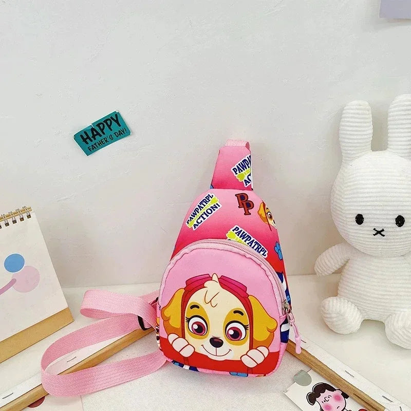 Paw Patrol sac de poitrine enfants enfants Mini sacs à bandoulière en plein air garçons filles Paw Patrol sac accessoires de costumes étudiants bébé sac
