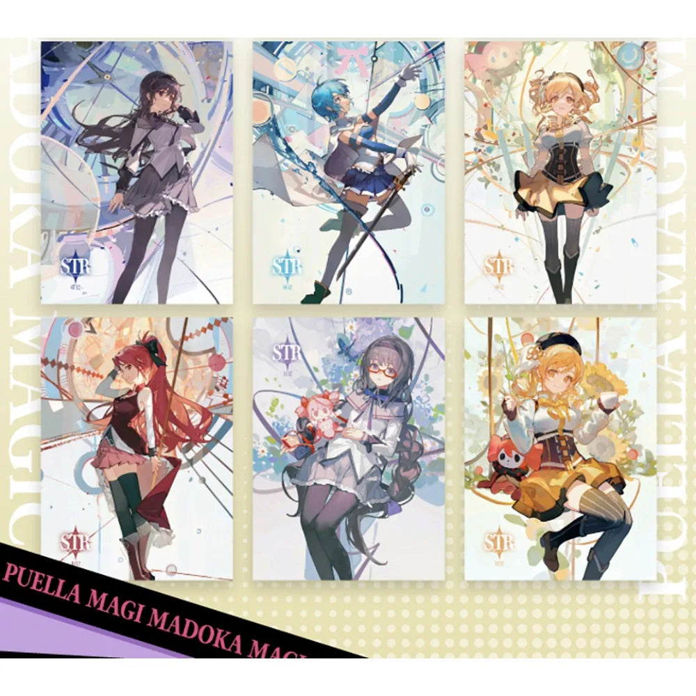 Boîte de boosters de cartes à collectionner Puella Magi Madoka Magica, TCG d'anime premium avec les personnages Madoka, Homura et les filles magiques