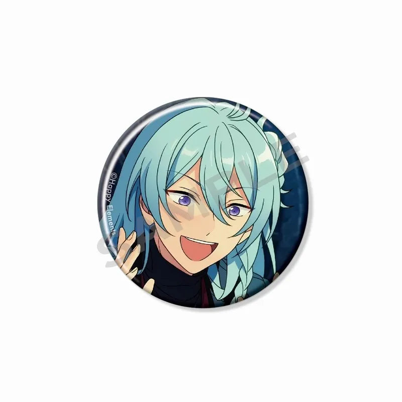 Ensemble étoiles Wataru Hibiki Badge mignon dessin animé idole broche bricolage Itbag vêtements chapeau accessoires Anime périphérique cadeau de collection
