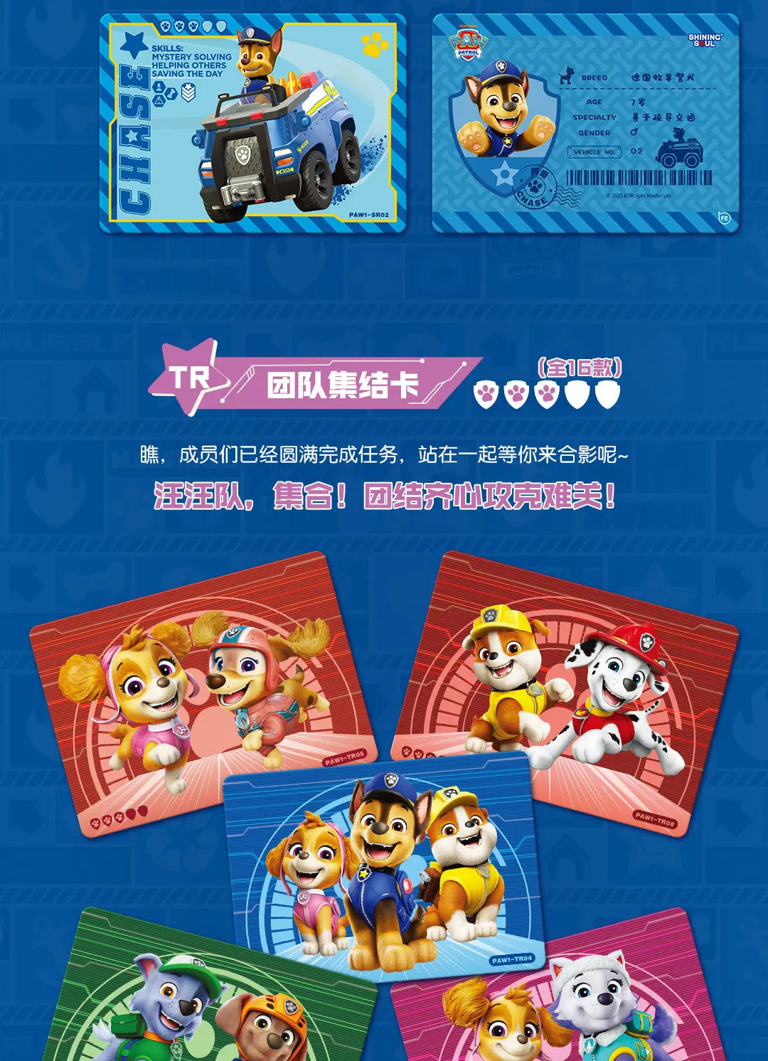 Cartes à collectionner PAW Patrol, la première série de sacs d'aventure, cartes à collectionner, cartes de collection, cartes cadeaux, jouets