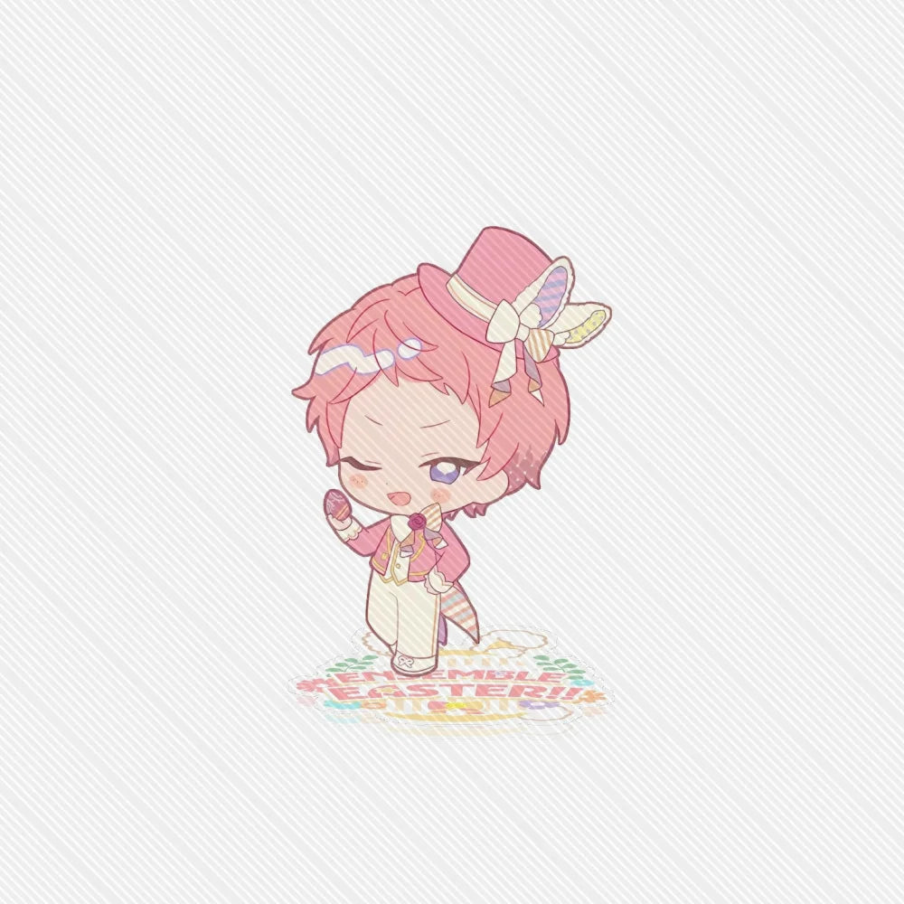 10CM Game Ensemble Stars!! Modèle de support en acrylique de Pâques, décoration de bureau, personnages de cosplay, accessoires d'ornement, bons cadeaux de Noël