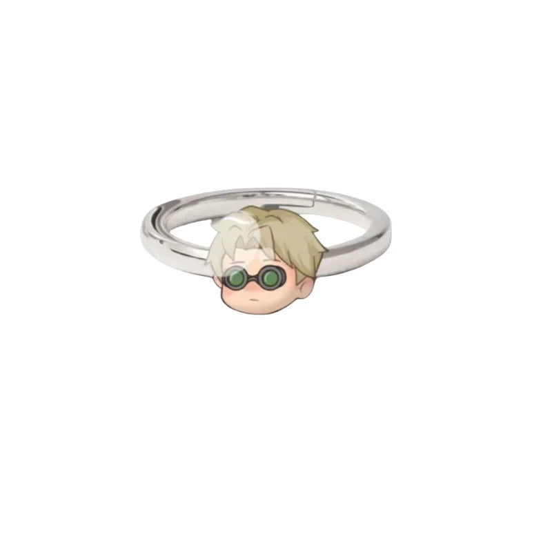 Haikyuu!! Kageyama KozumeKENMAS HinMiShoyo-Bague Ajustable pour Couple, Bijoux Périphpopularité Originaux, Cadeau d'Anniversaire