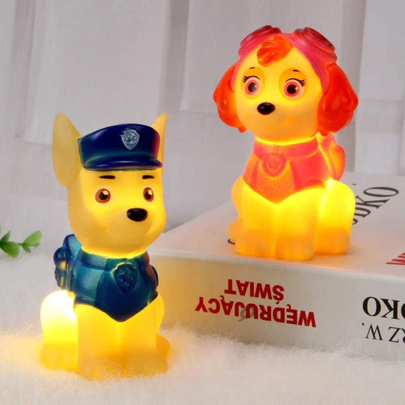Veilleuse Pat' Patrouille : Jouet Amusant et Mignon, Lampe de Chevet Créative Lumineuse, Motif Adorable, Décoration de Chambre à Coucher, Ornement, Cadeau
