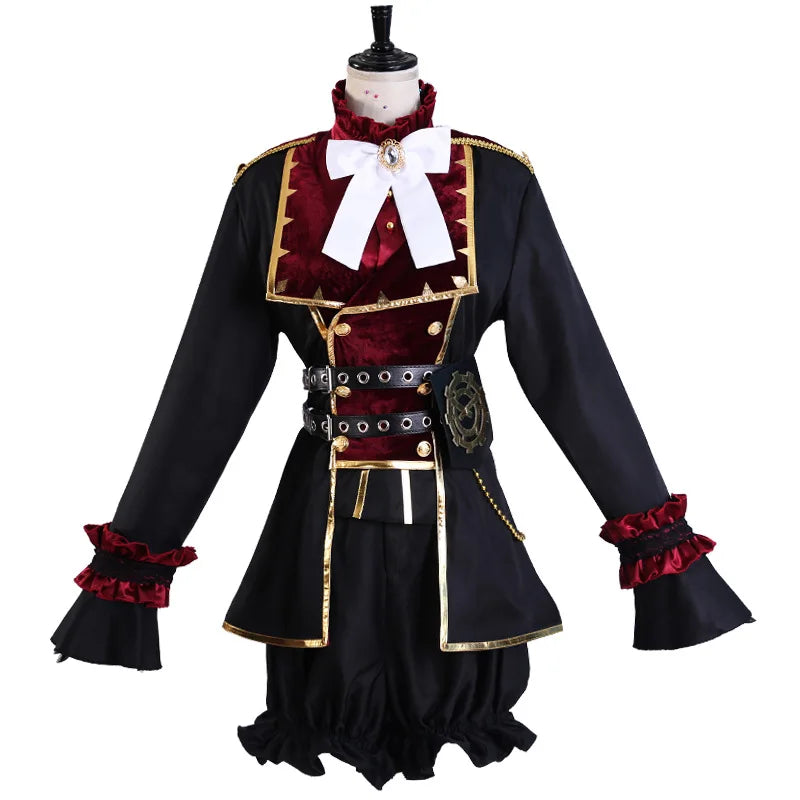 Ensemble étoiles Valkyrie Nito Nazuna, Costume de Cosplay, perruque de théâtre, uniforme élégant, Costume de chant sur scène, Costume de jeu de rôle d'halloween