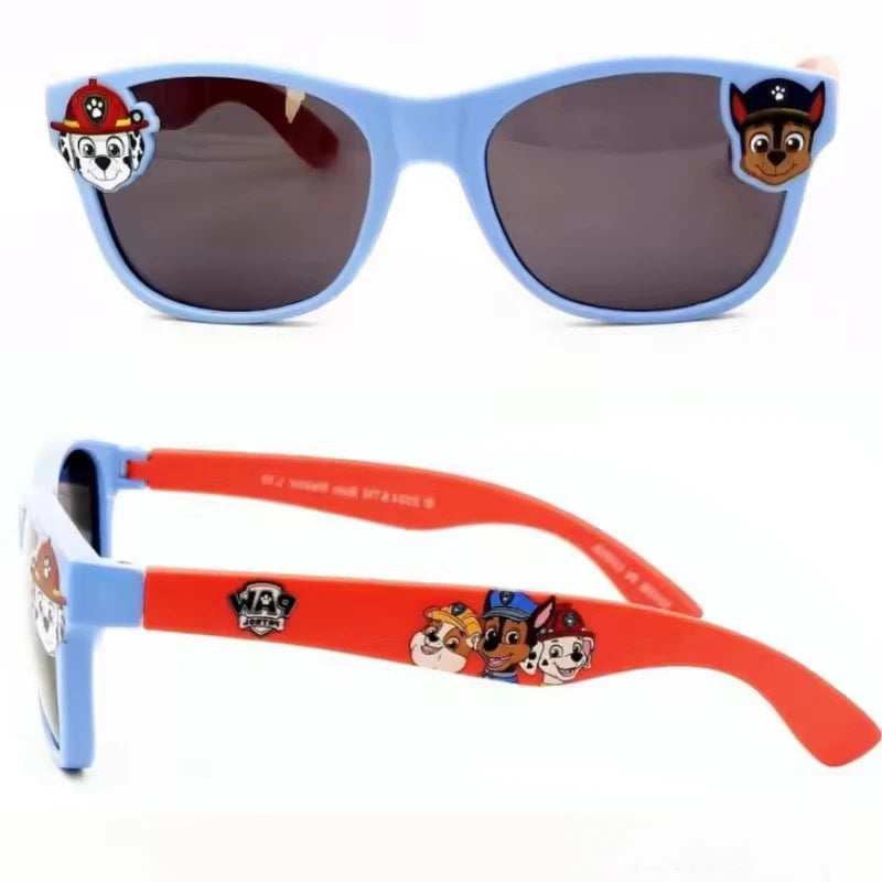 Lunettes de soleil Paw Patrol, lunettes de soleil pour enfants avec motif de chien de dessin animé, adaptées aux garçons et aux filles, lunettes de soleil mignonnes pour enfants