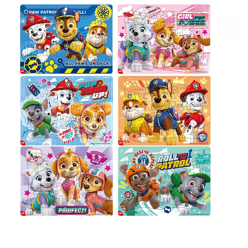 PAW PATROL Great Achievement Puzzle – Puzzle en papier pour enfants de 3 à 6 ans – Plan d'éducation préscolaire pour garçons et filles – Jouets