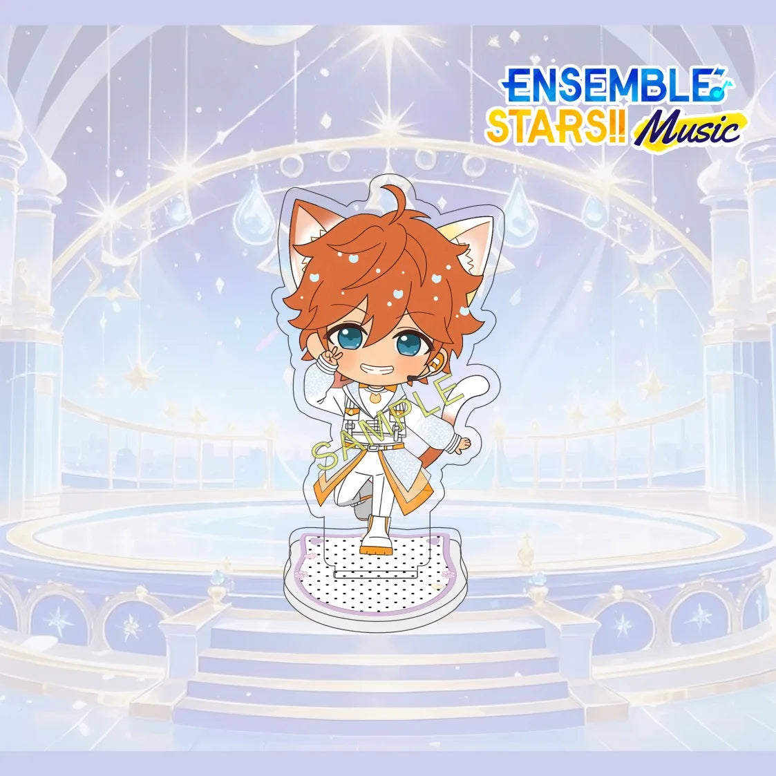 Figurine Acrylique 10 cm Ensemble Stars (Anime Game) – Personnage Complet Mignon – Décoration de Bureau – Collection Fan – Cadeau – Porte-clés