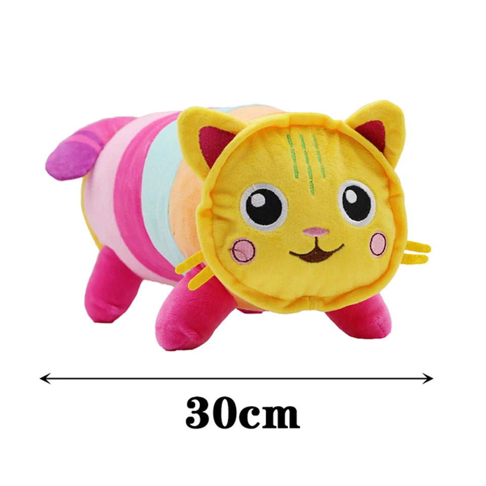 Nouveau Gabbys maison de poupée en peluche Mercat dessin animé animaux en peluche chat souriant voiture chat câlin Gaby fille cadeau d'anniversaire