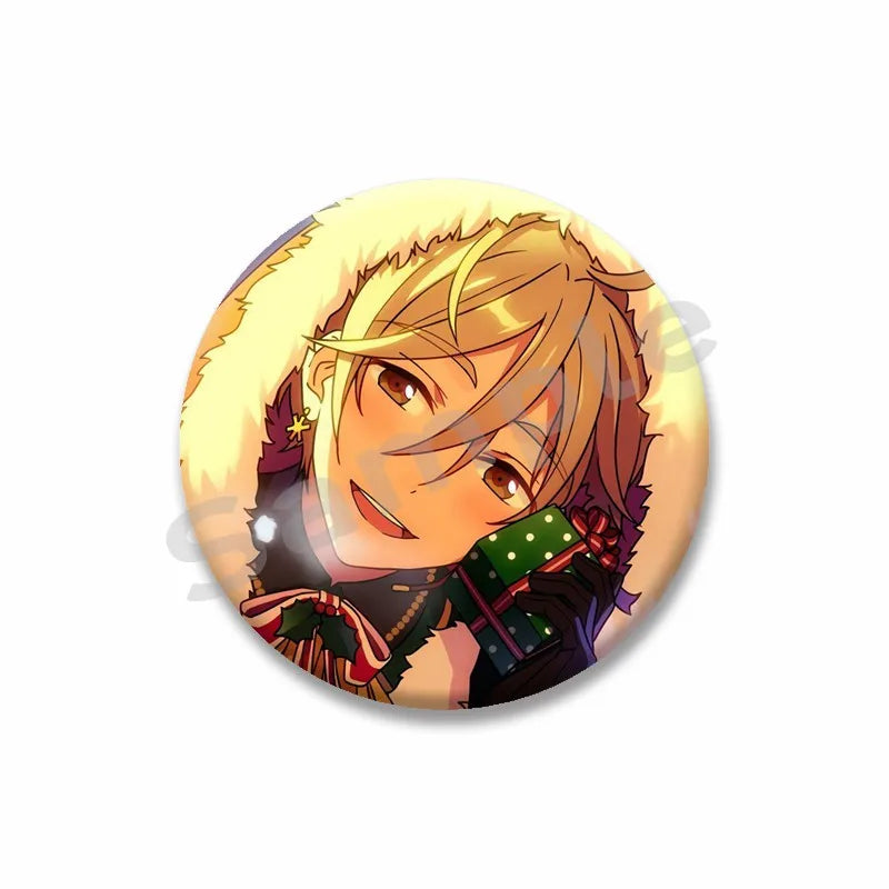 Ensemble étoiles Anime broche sur sac à dos dessin animé rôle Tatsumi Kazehaya Eichi Tenshouin Badge pour vêtements bijoux cadeau pour amis