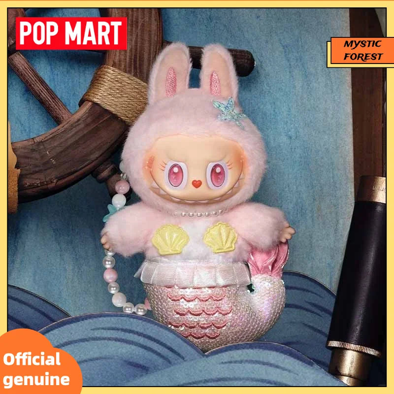 POP MART LABUBU Nouvelle Série Flying LABUBU Peluche Vinyle Labubu Capitaine Marin Sirène Carte Suspendue Objets de Collection Cadeau Fille