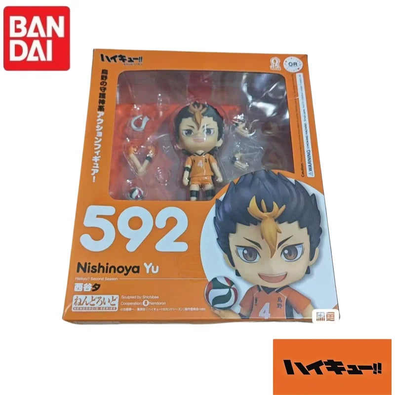 En Stock Original Bandai Gsc Nendoroid Haikyuu!! Shoyo Hinata Kageyama Tobio Kenma Kozume Version Q modèle de personnage à collectionner
