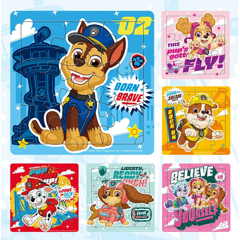 PAW PATROL Great Achievement Puzzle – Puzzle en papier pour enfants de 3 à 6 ans – Plan d'éducation préscolaire pour garçons et filles – Jouets