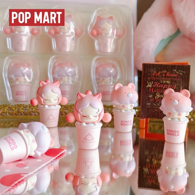 Figurine miniature POP MART SKULLPANDA Grain, édition limitée Taïwan, authentique, mignonne, objet de collection, jouet décoratif pour les fans, cadeau