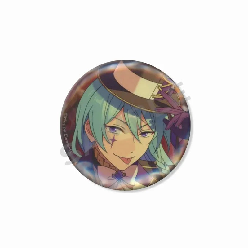 Ensemble étoiles Wataru Hibiki Badge mignon dessin animé idole broche bricolage Itbag vêtements chapeau accessoires Anime périphérique cadeau de collection