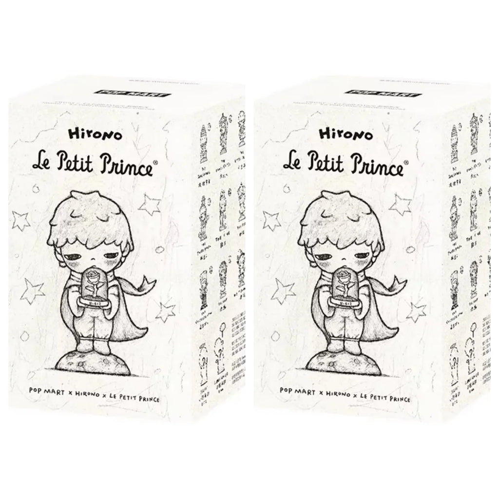 Figurine officielle authentique POP MART Hirono × Le Petit Prince, boîte mystérieuse, jouet mignon, boîte aveugle, cadeaux de vacances pour enfants