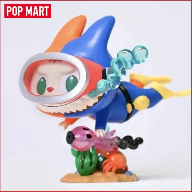 POP MART LABUBU Collection Limitée Elevator Début de la Série Field Trip Bob l'éponge Skateboard Sweet Clown