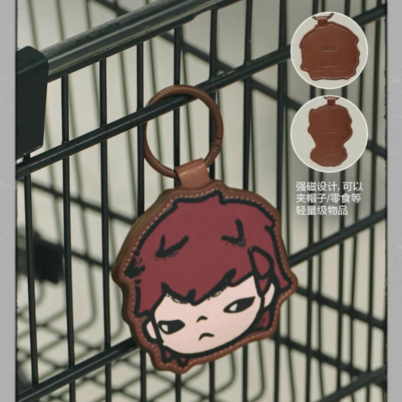Pop Mart Shanghai édition limitée Hirono dépanneur série itinérante pendentif magnétique cadeau d'anniversaire Surprise à collectionner