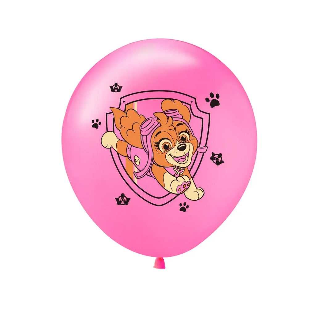 Ballons Pat'Patrouille en Latex de 12 Pouces, Décoration de ixd'Anniversaire, Dessin Animé, Chiot