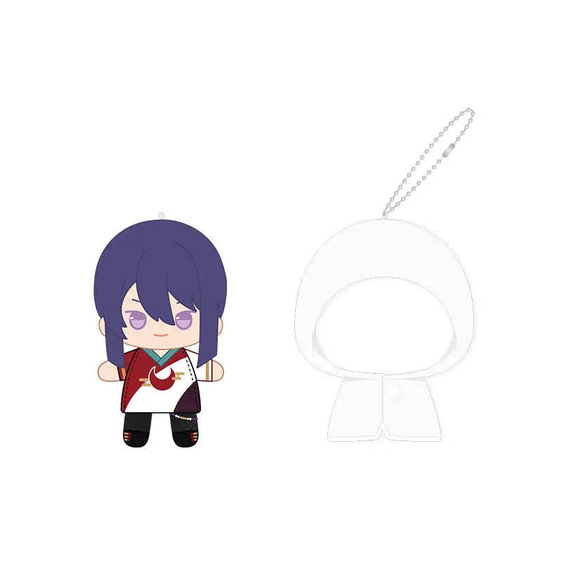 Ensemble Stars!! 2 Poupées à doigts en peluche douce style imperméable, porte-clés et pendentifs de sac, figurines mignonnes, jouets d'anime et de jeu, poupées de collection