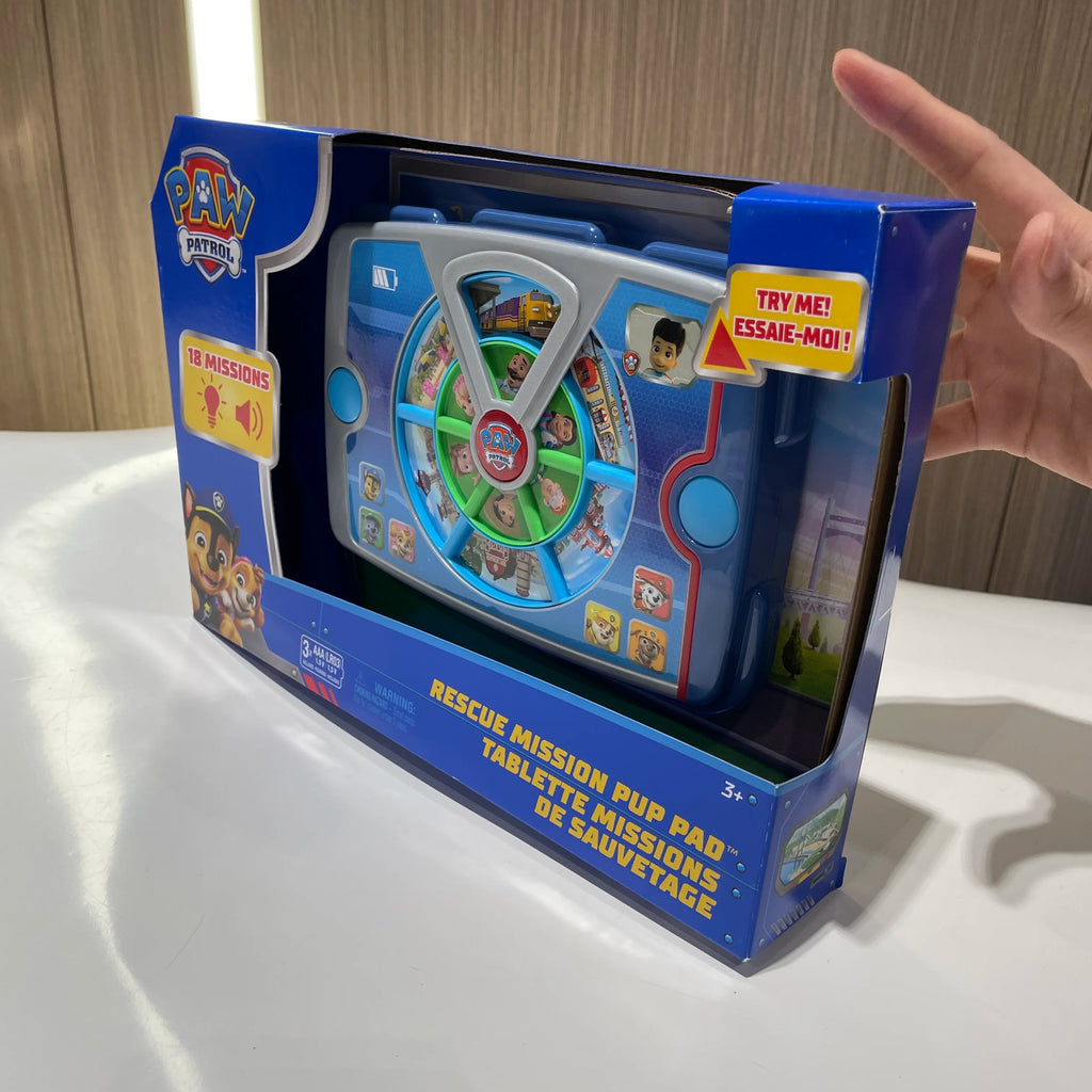 Jouet interactif Original PAW Patrol Rescue Mission Pup Pad avec lumières sons et musique, jeu de simulation, jouets pour enfants pour garçons et filles