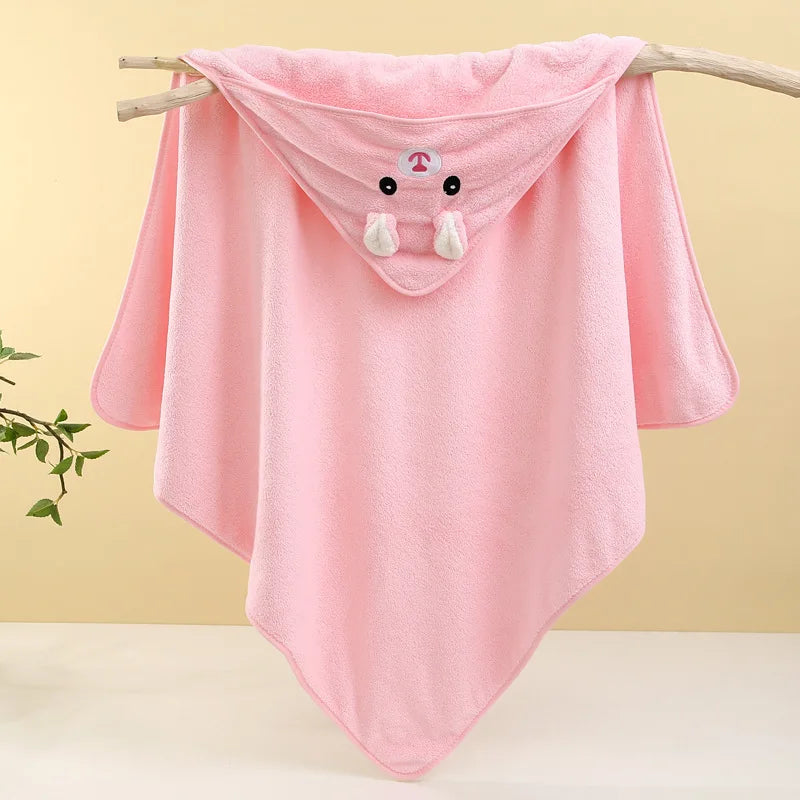Cape de Bain Bébé à Capuche – Serviette Douce et Ultra Absorbante pour Nouveau-né et Enfant