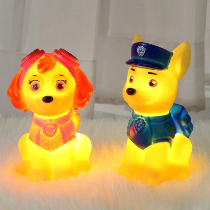 Veilleuse Pat' Patrouille : Jouet Amusant et Mignon, Lampe de Chevet Créative Lumineuse, Motif Adorable, Décoration de Chambre à Coucher, Ornement, Cadeau
